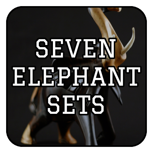 SEVEN ELEPHANT SETS